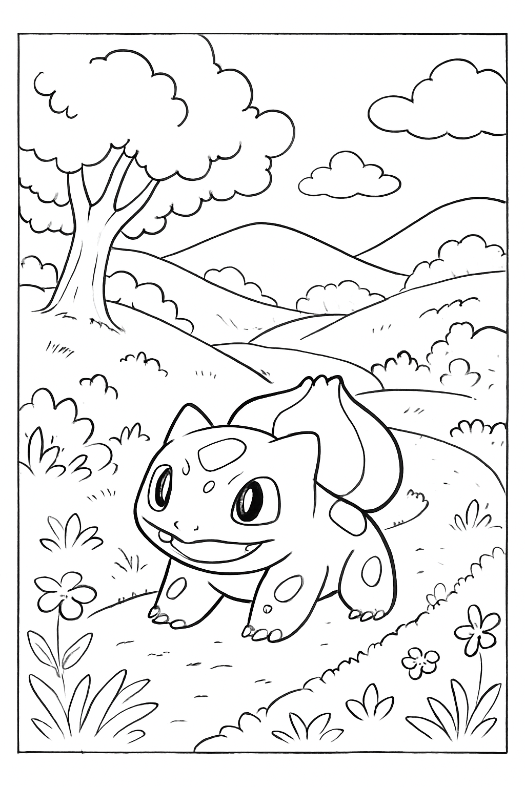 Bulbasaur para colorir 06
