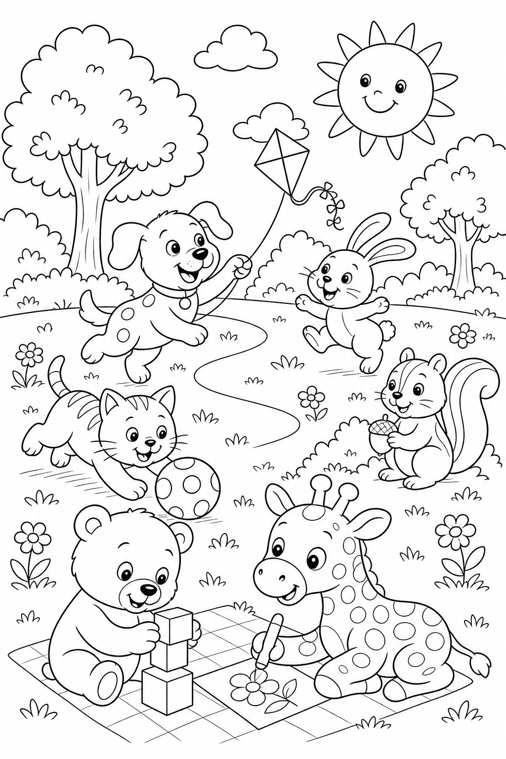 Animais para colorir 03