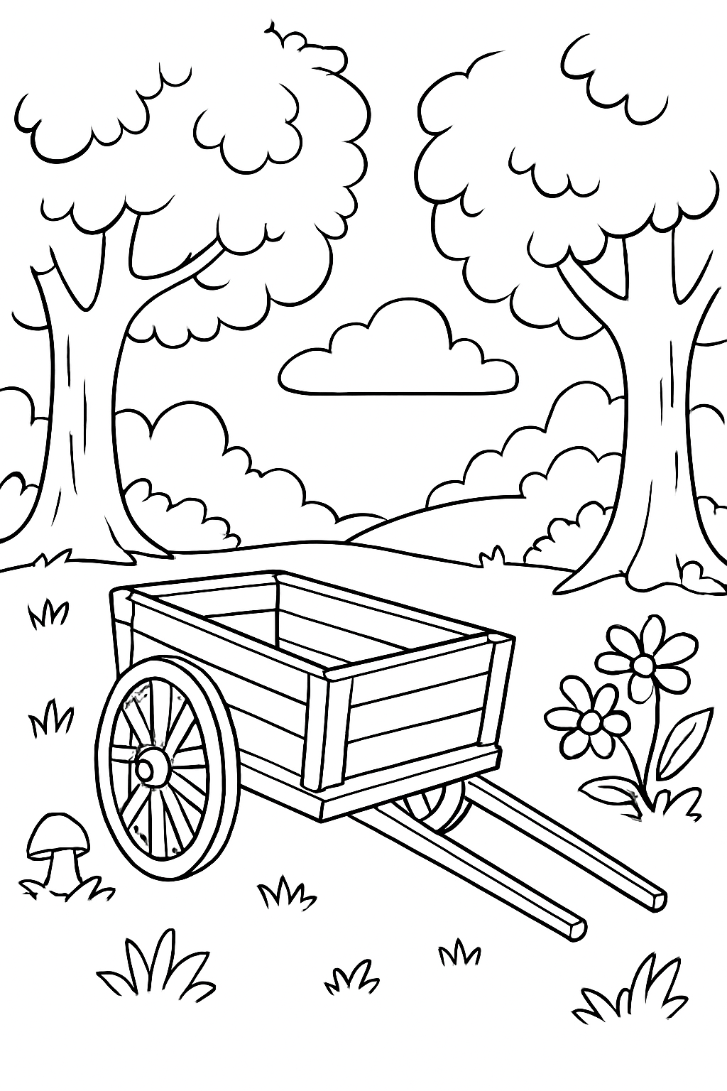 Carreta Furacão para colorir 02
