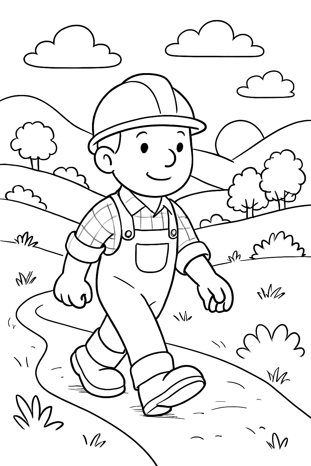 Bob, o Construtor para colorir 06