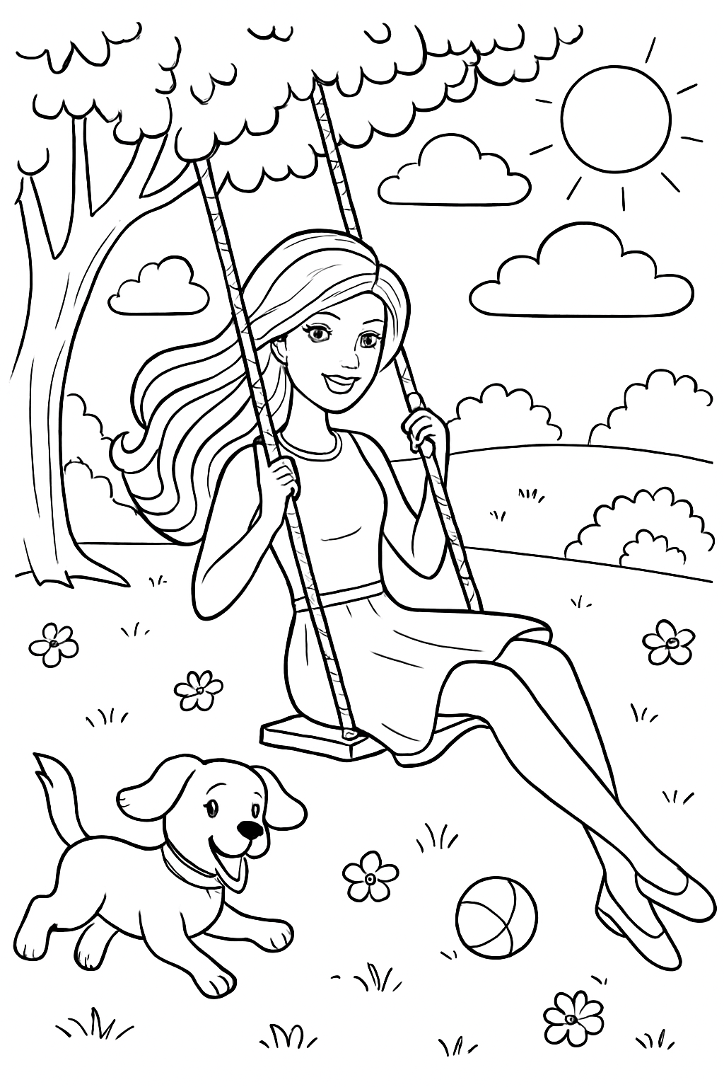 Barbie para colorir 03