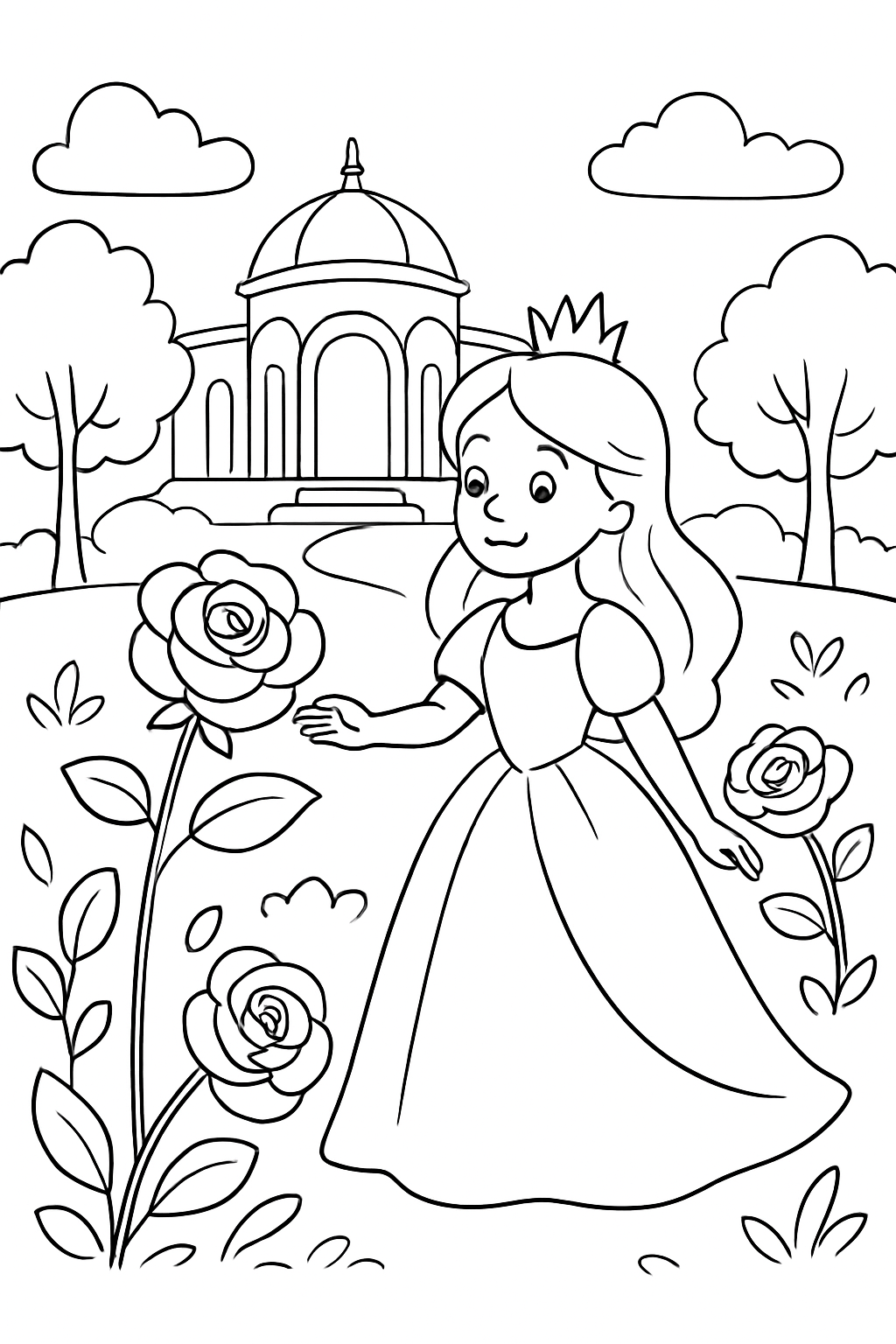 A Bela e a Fera para colorir 02