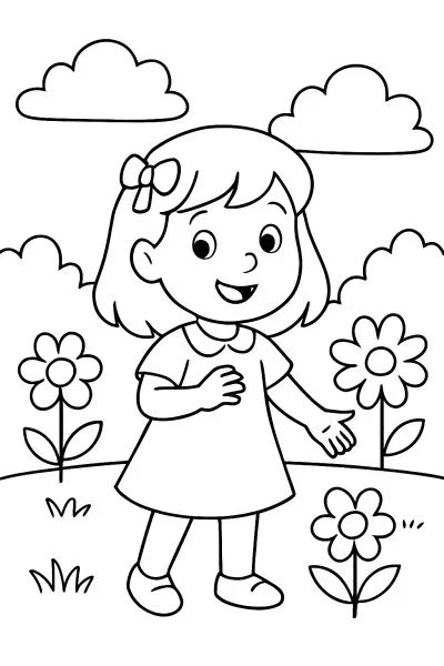Anya para colorir 01
