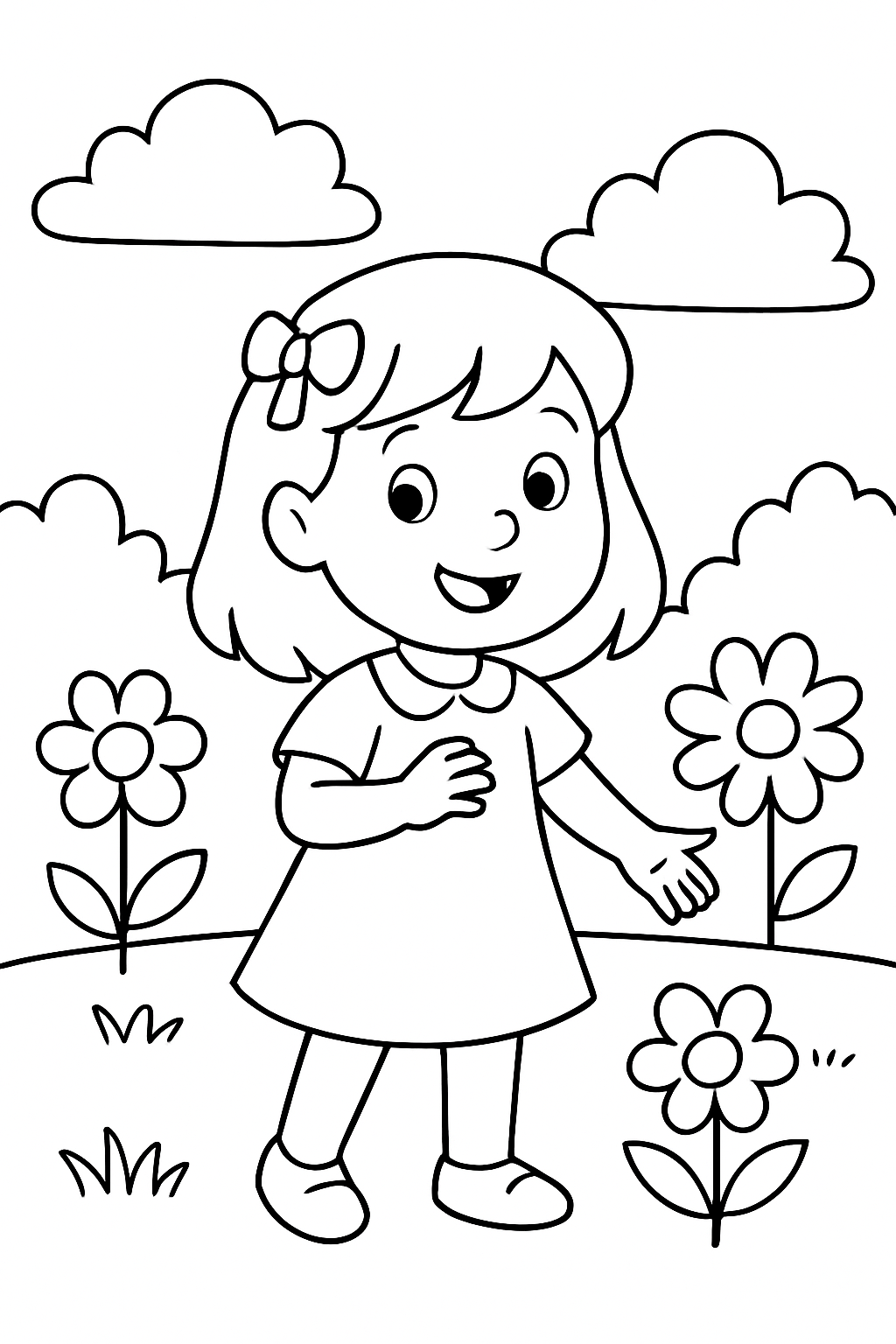 Anya para colorir 01