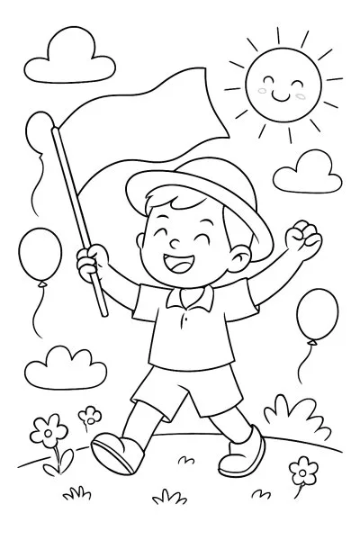 Bandeiras para colorir 09