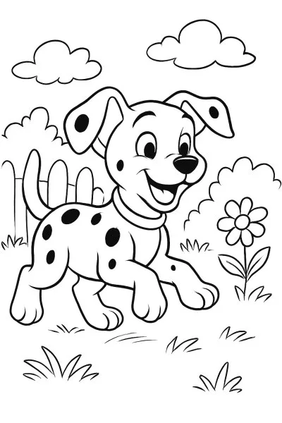 101 Dálmatas para colorir 09