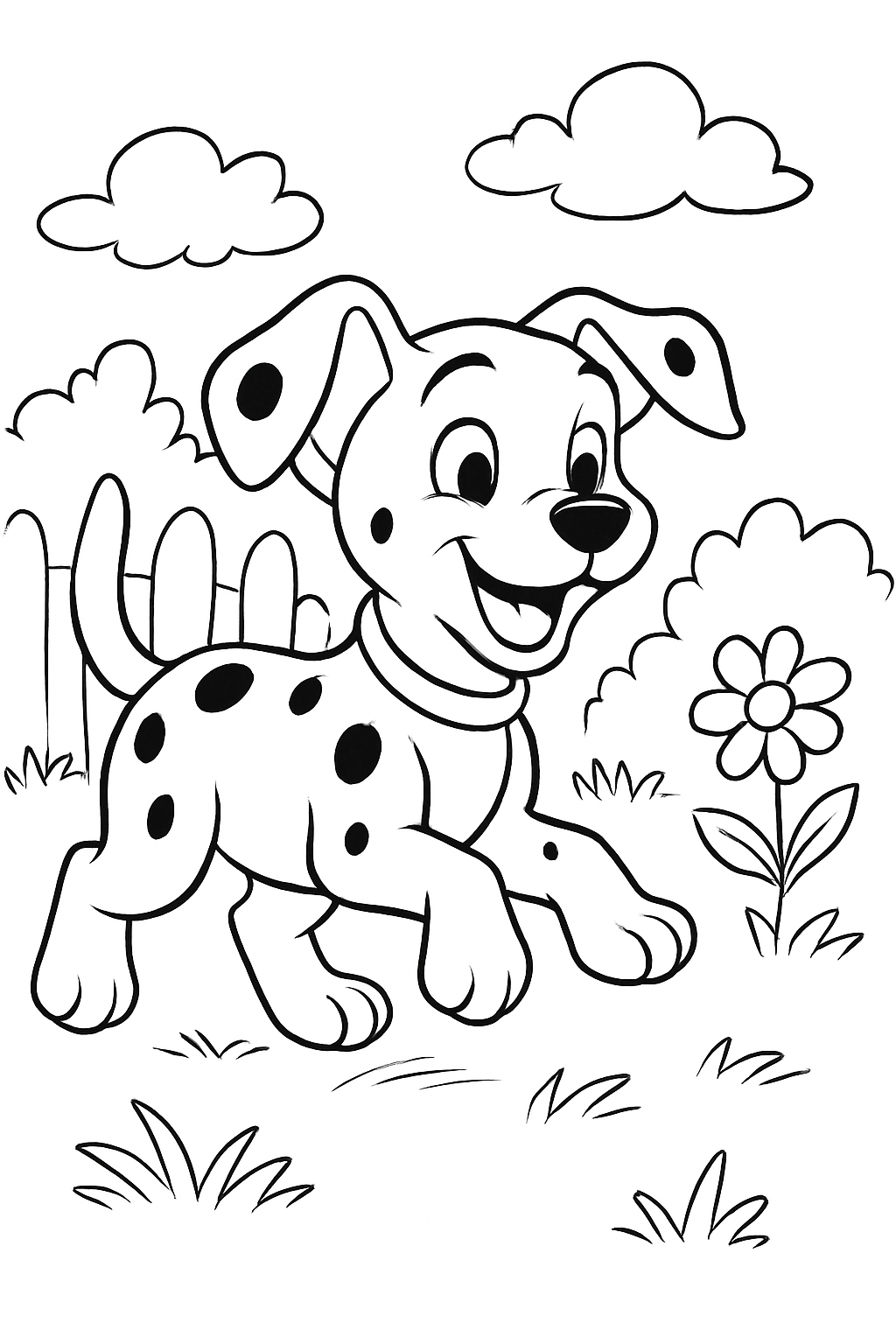 101 Dálmatas para colorir 09