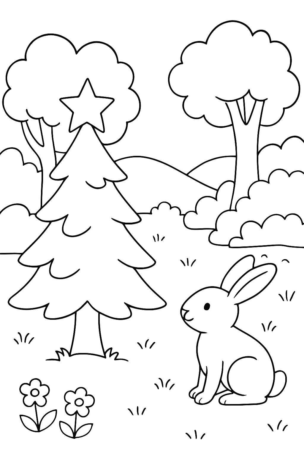 Cartão de Natal para colorir 13