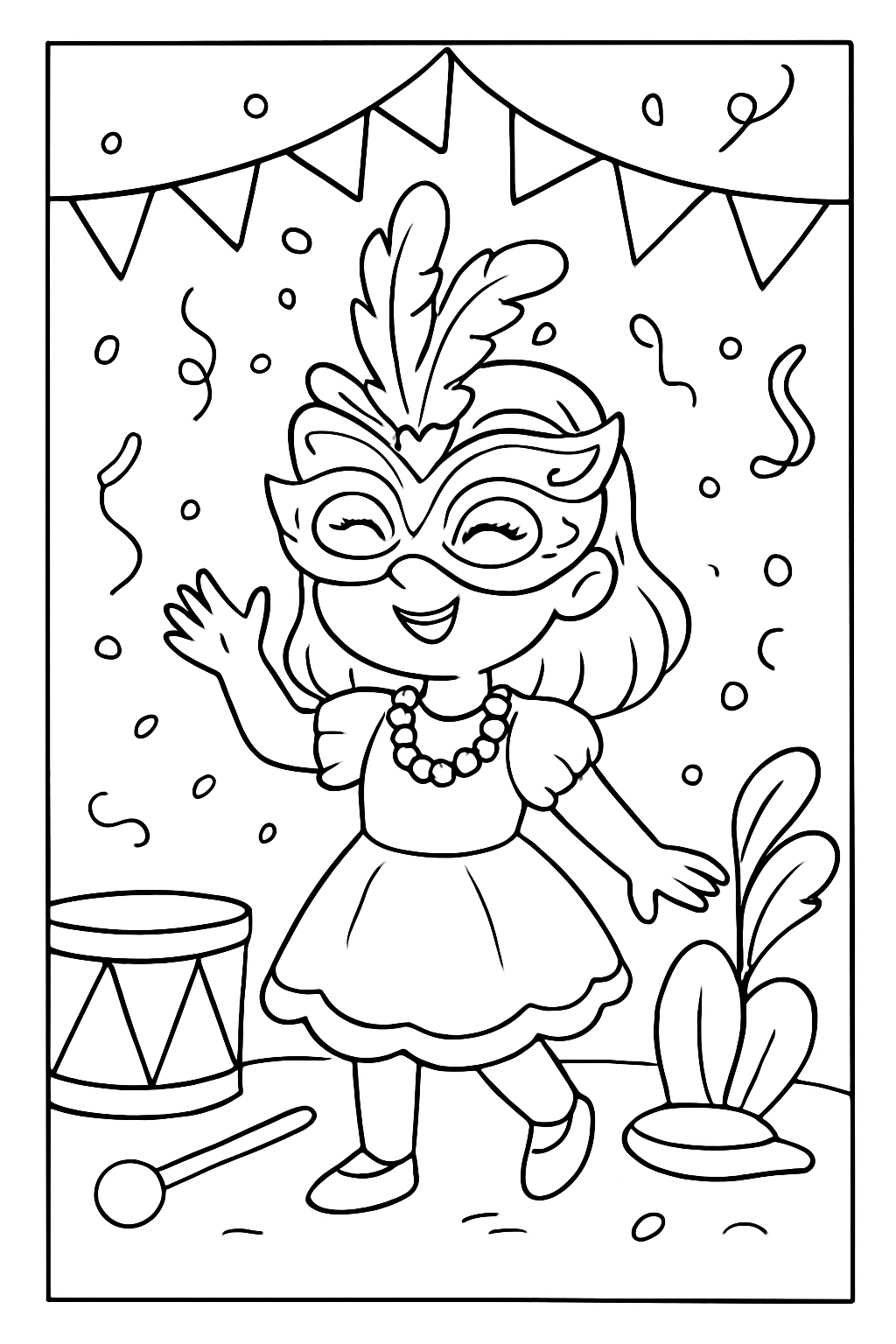 Carnaval para colorir 05