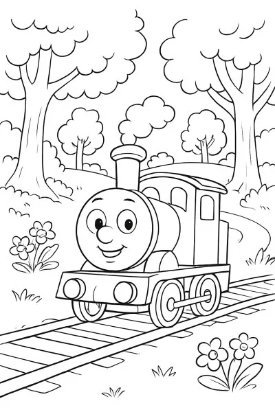 Bob, o Trem para colorir 02