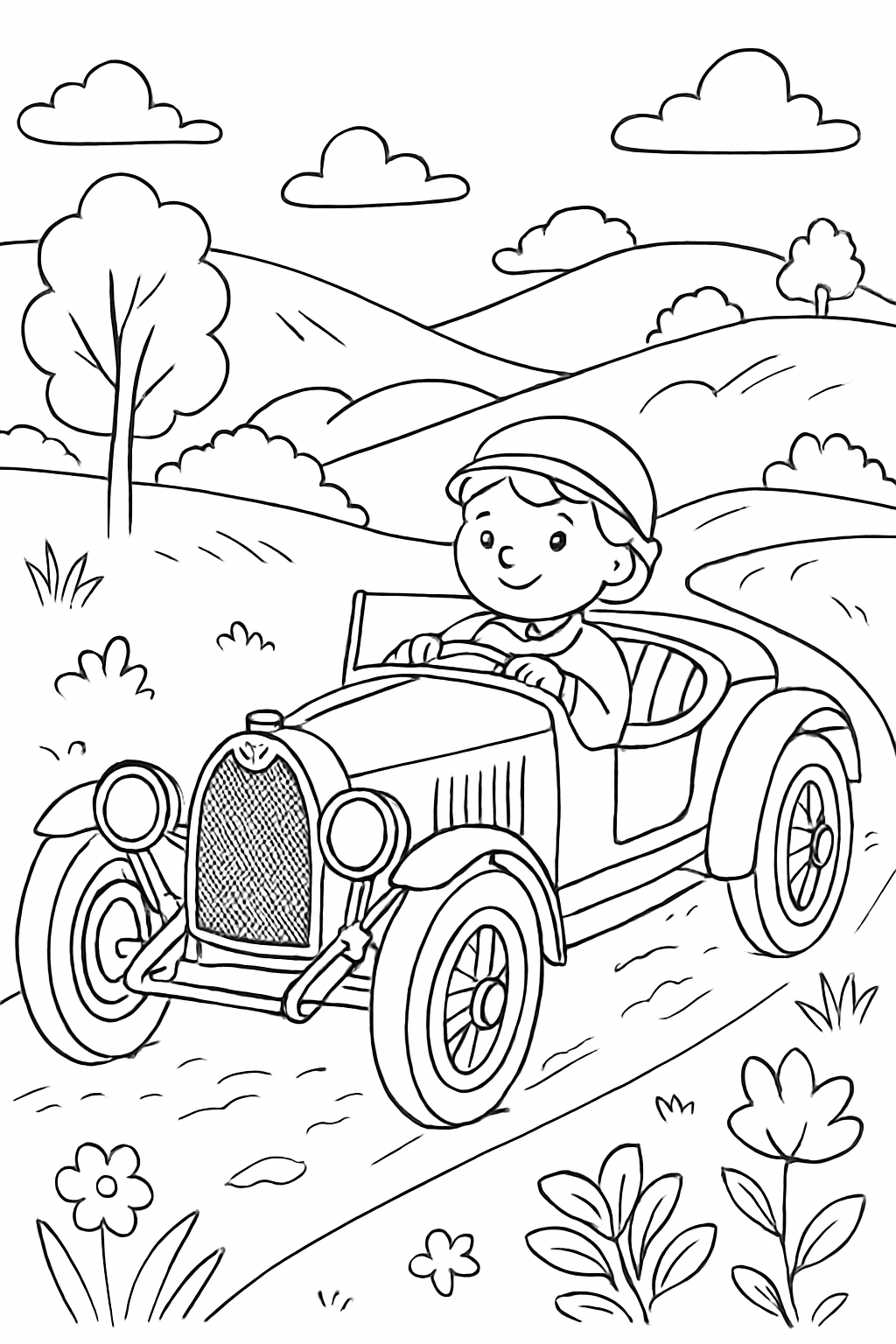 Bugatti para colorir 06