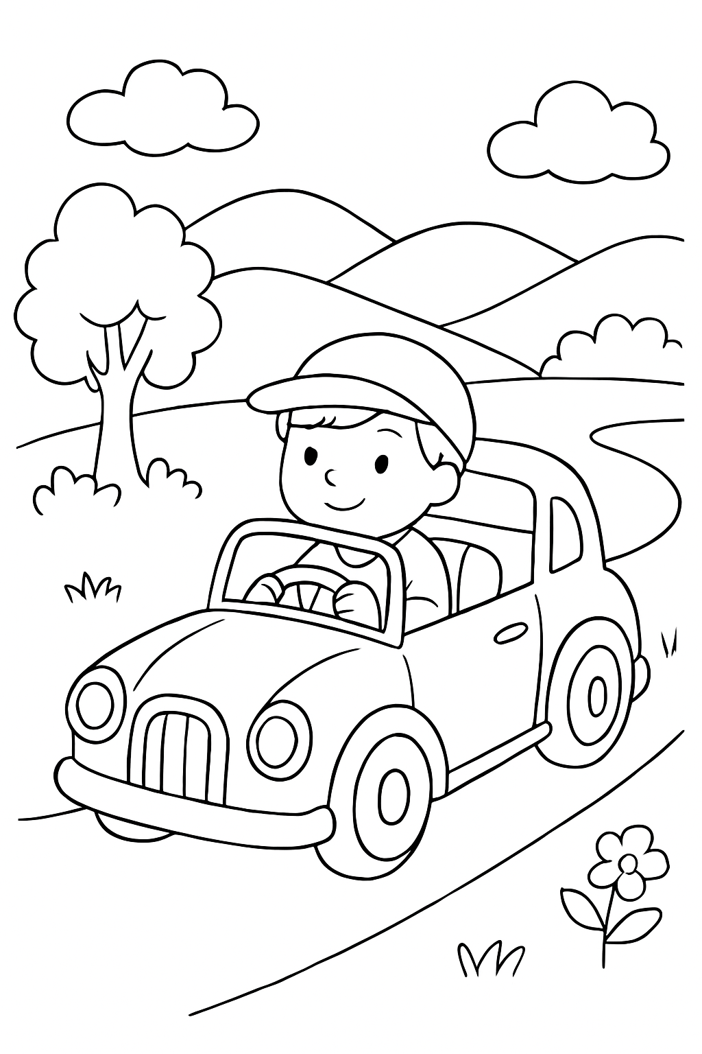 Veículos para colorir 06