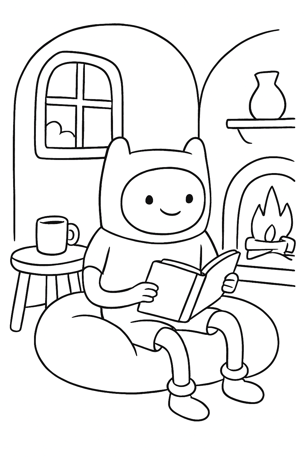 A Hora de Aventura para colorir 04