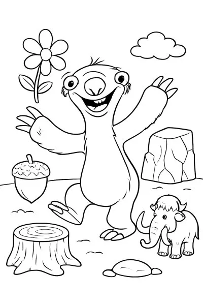 A Era do Gelo para colorir 07