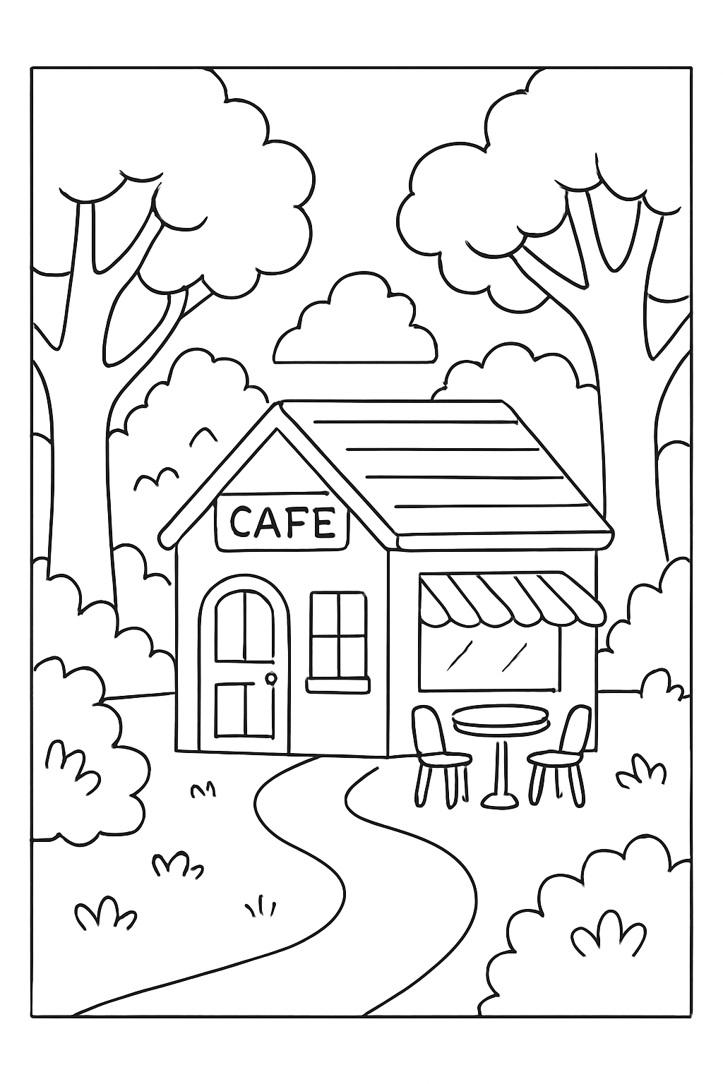Café para colorir 13