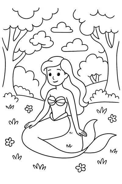 Ariel para colorir 13