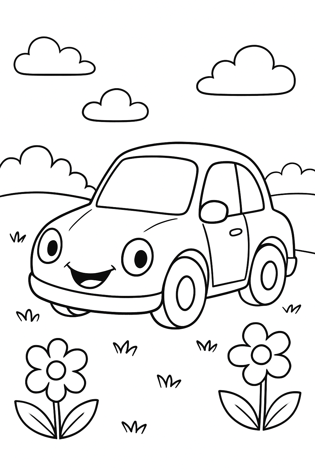 Carros para colorir 01