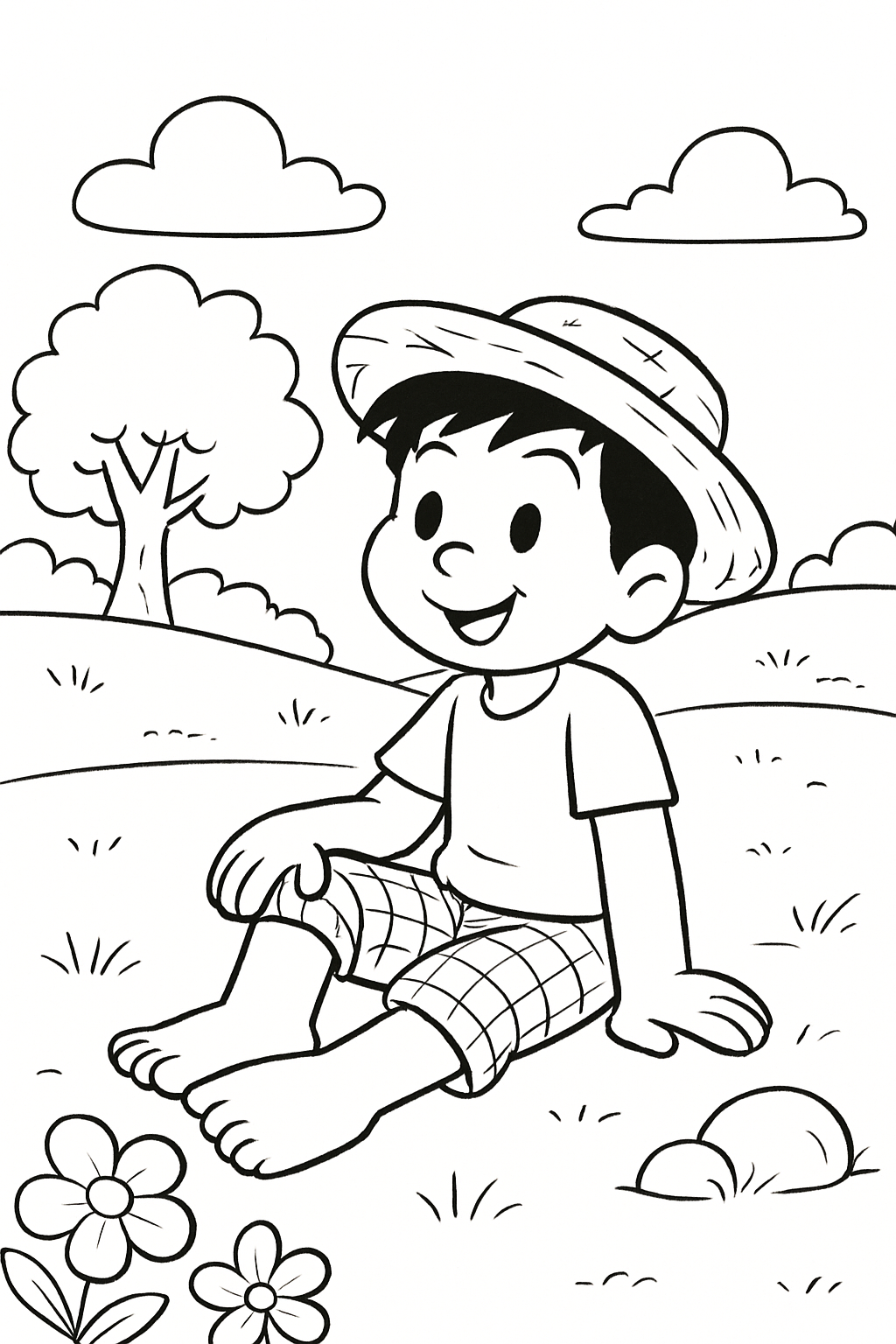 Chico Bento para colorir 08