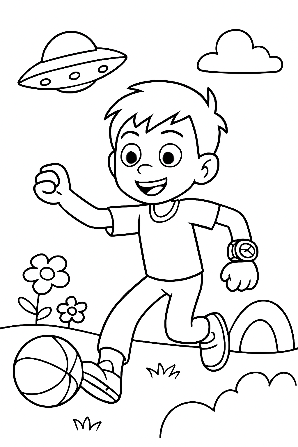 Ben 10 para colorir 07