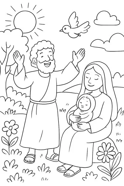 Bíblicos para colorir 09