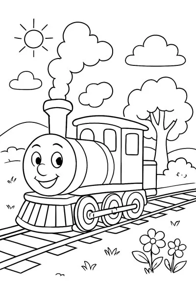 Bob, o Trem para colorir 11