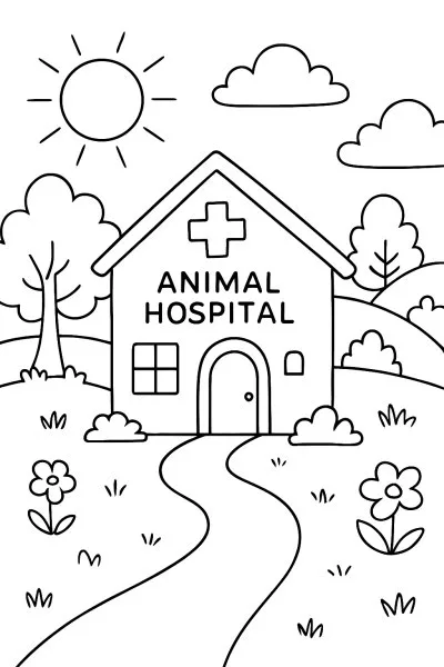 Animal Hospital (Anomaly) para colorir 10