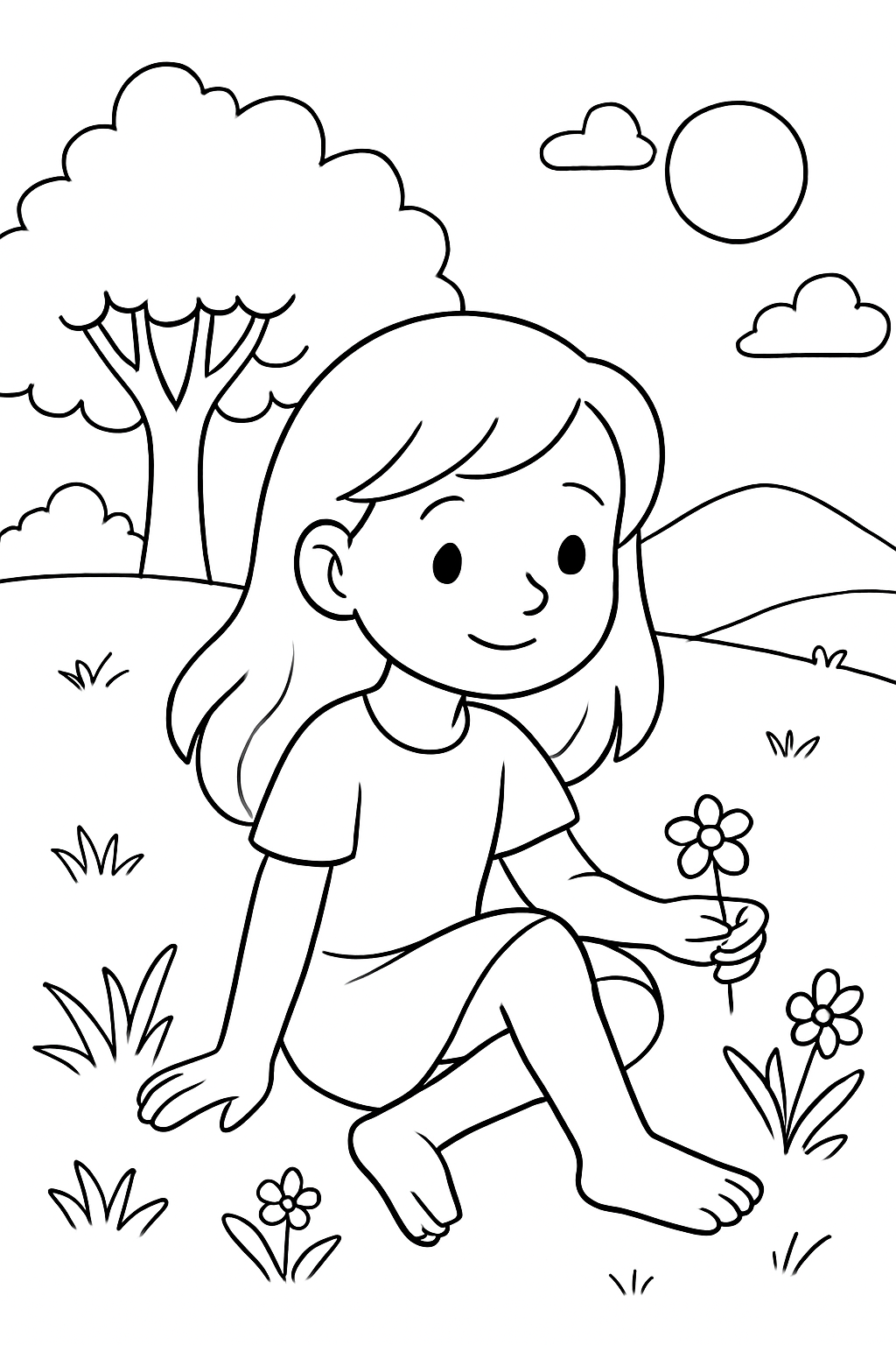 Cama para colorir 08