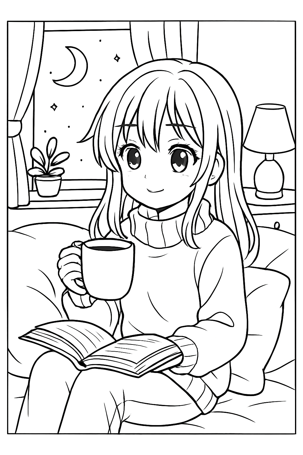 Anime para colorir 15