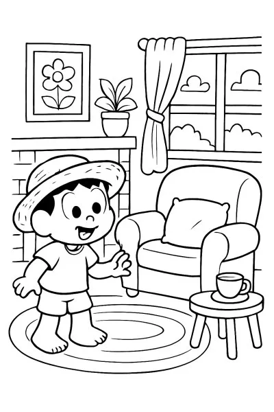 Chico Bento para colorir 15