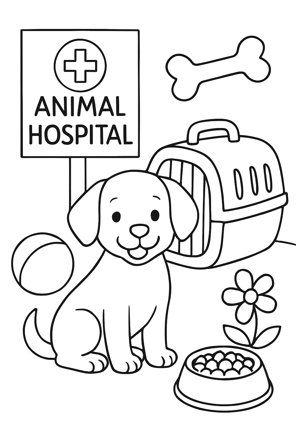 Animal Hospital (Anomaly) para colorir 07