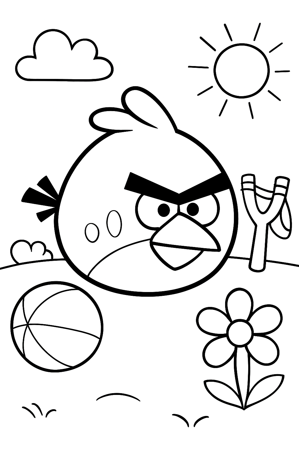 Angry Birds para colorir 07