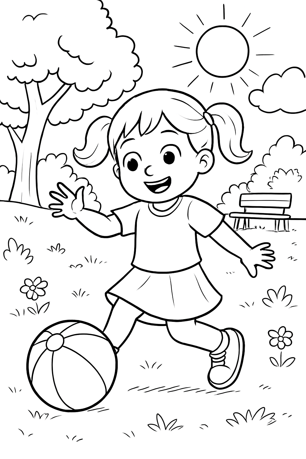Bala para colorir 03