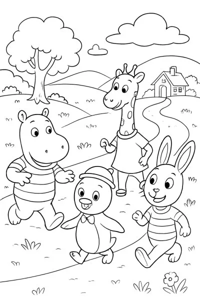 Backyardigans para colorir 06