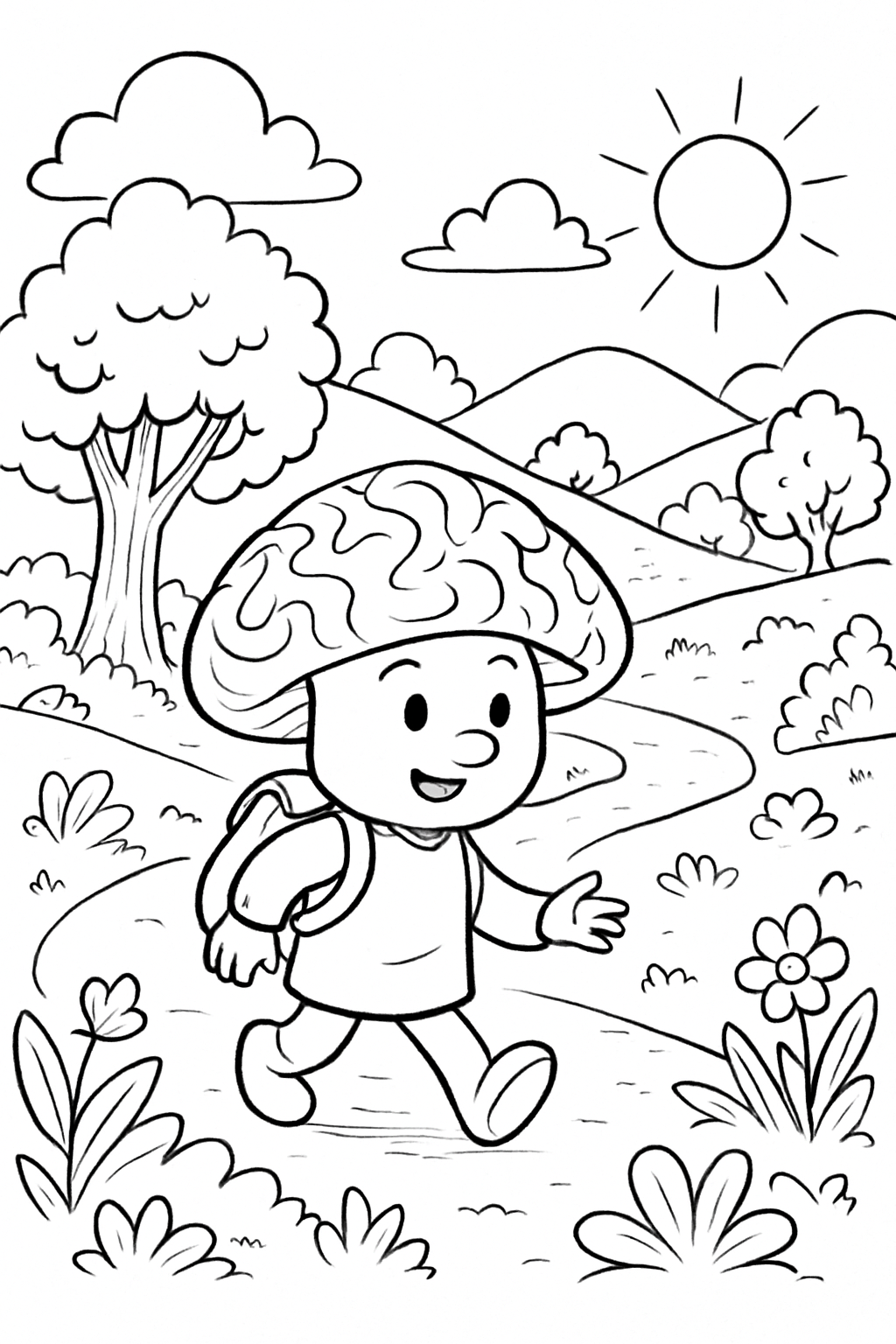 Brainrot para colorir 06