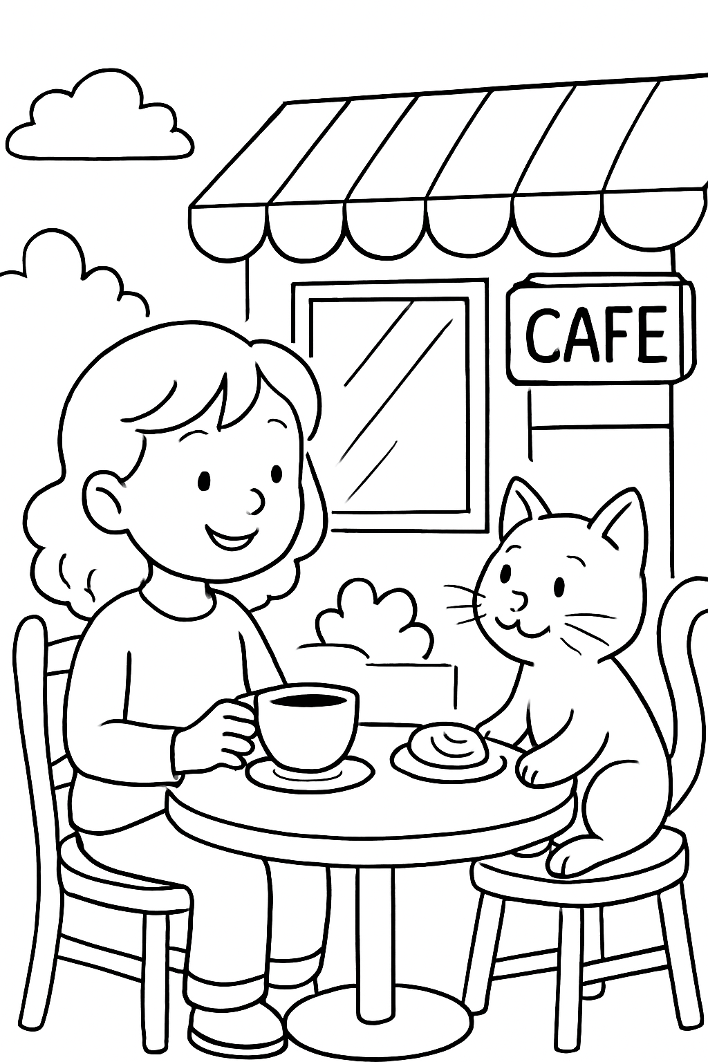 Café para colorir 05