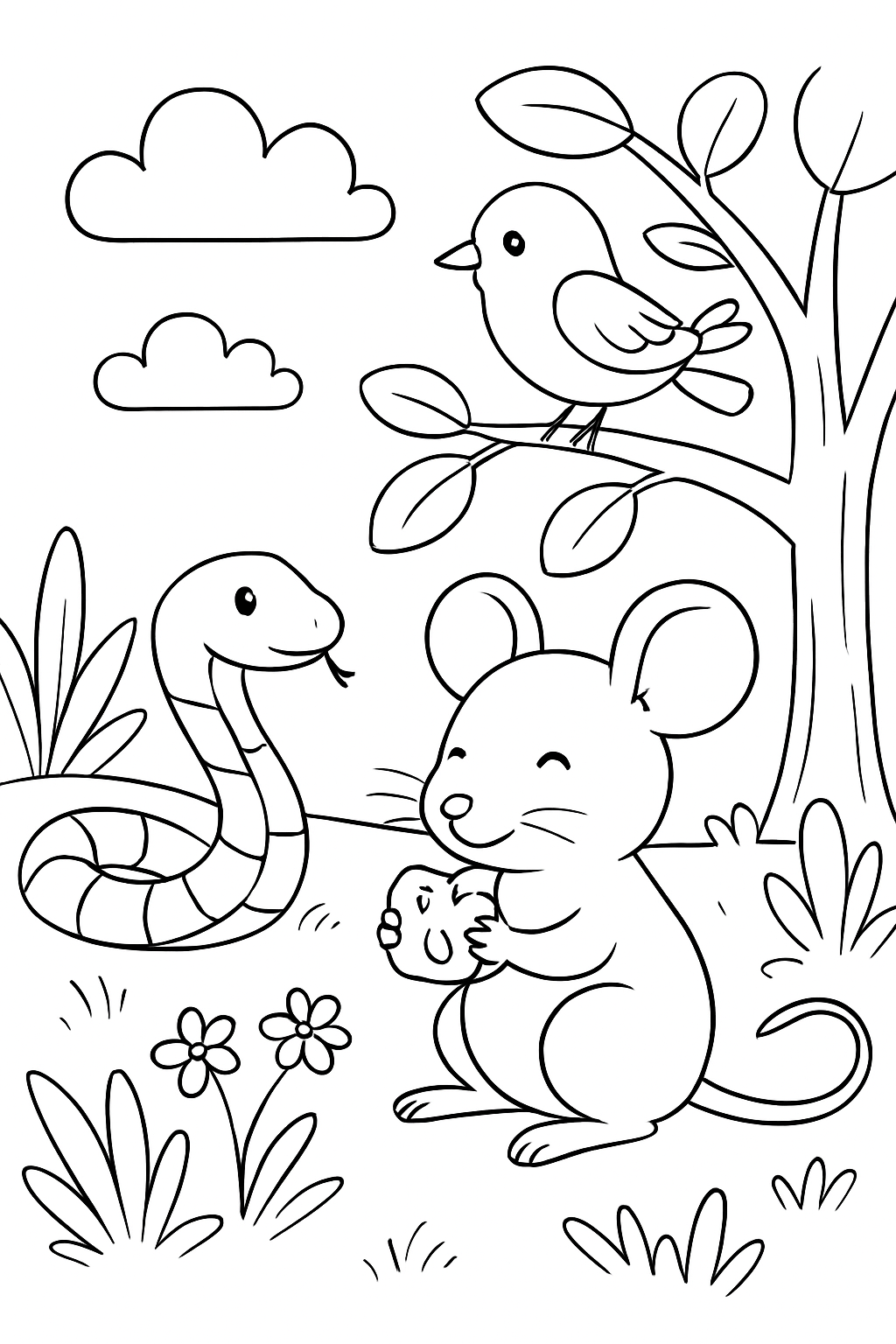 Cadeia Alimentar para colorir 11