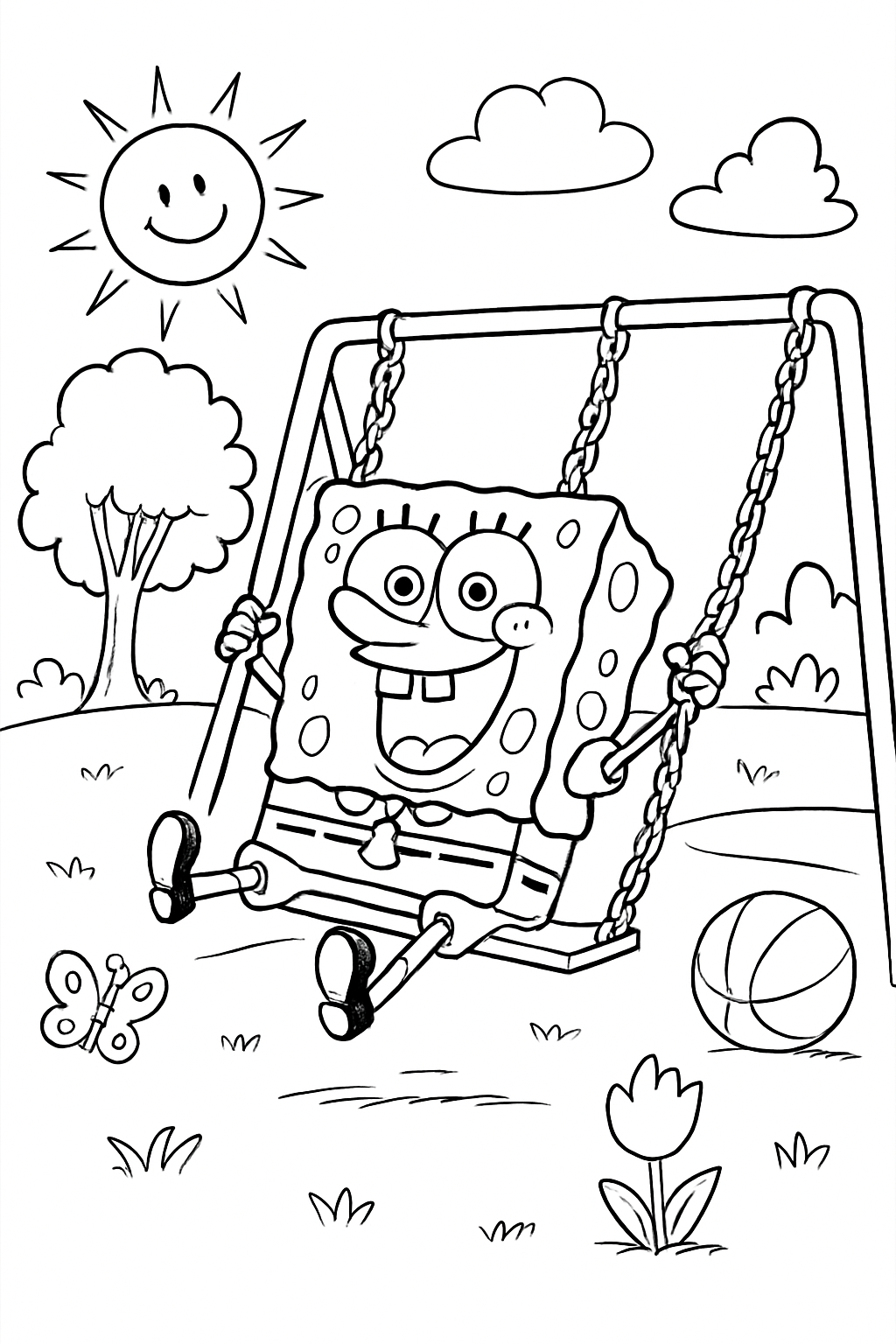 Bob Esponja para colorir 03