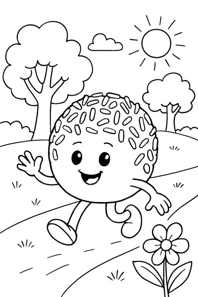 Brigadeiro para colorir 14