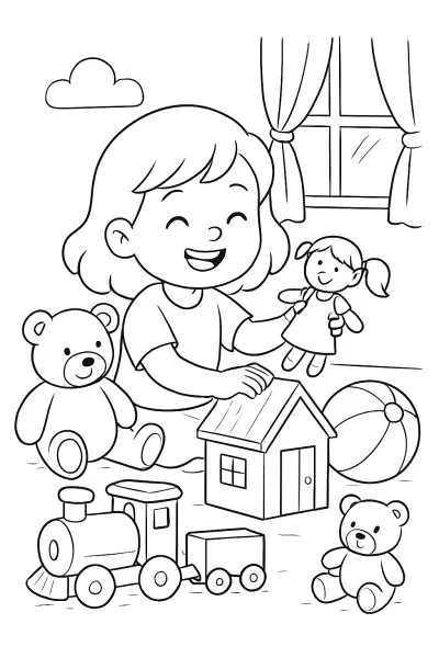 Brinquedos para colorir 09