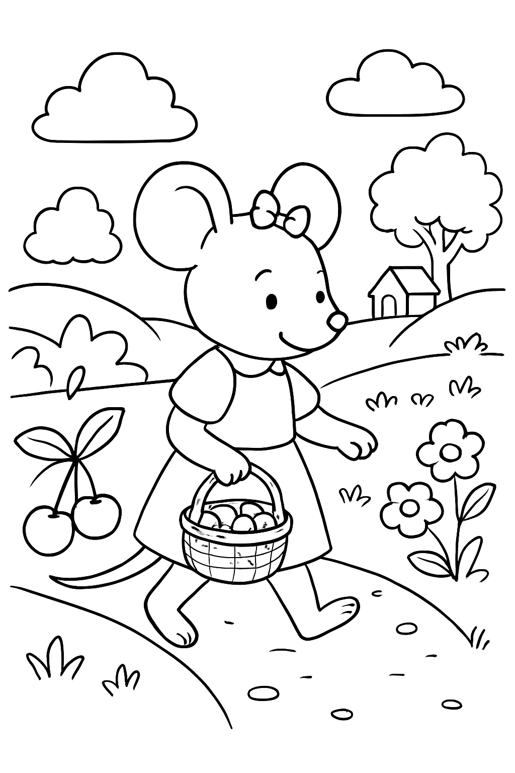 Cereja para colorir 11