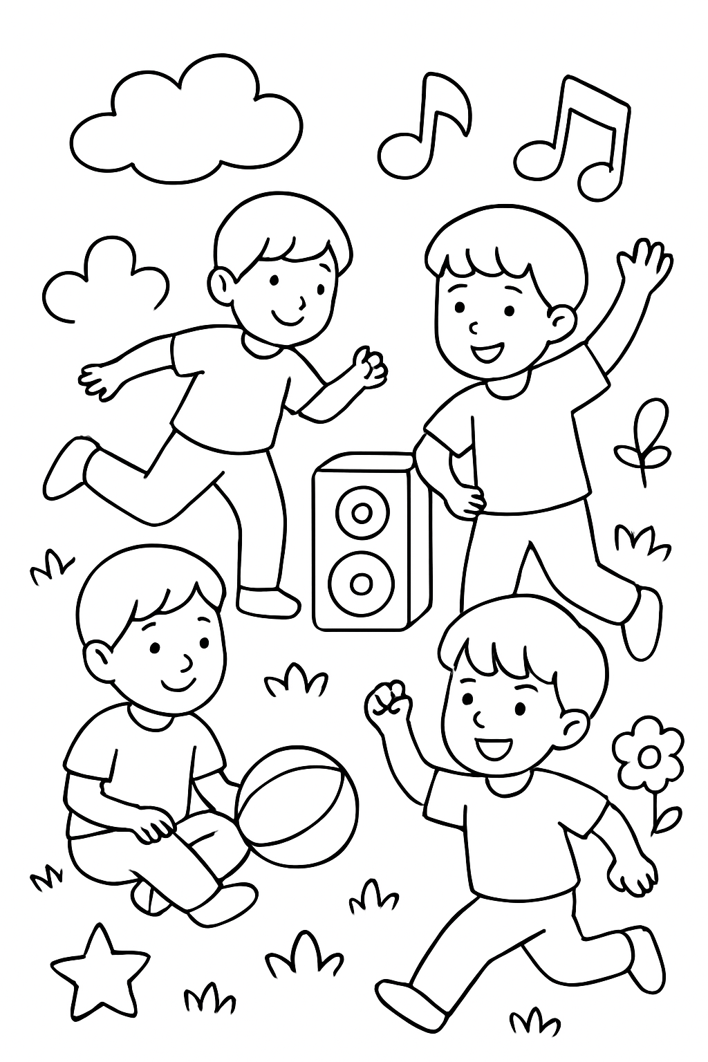 BTS para colorir 07