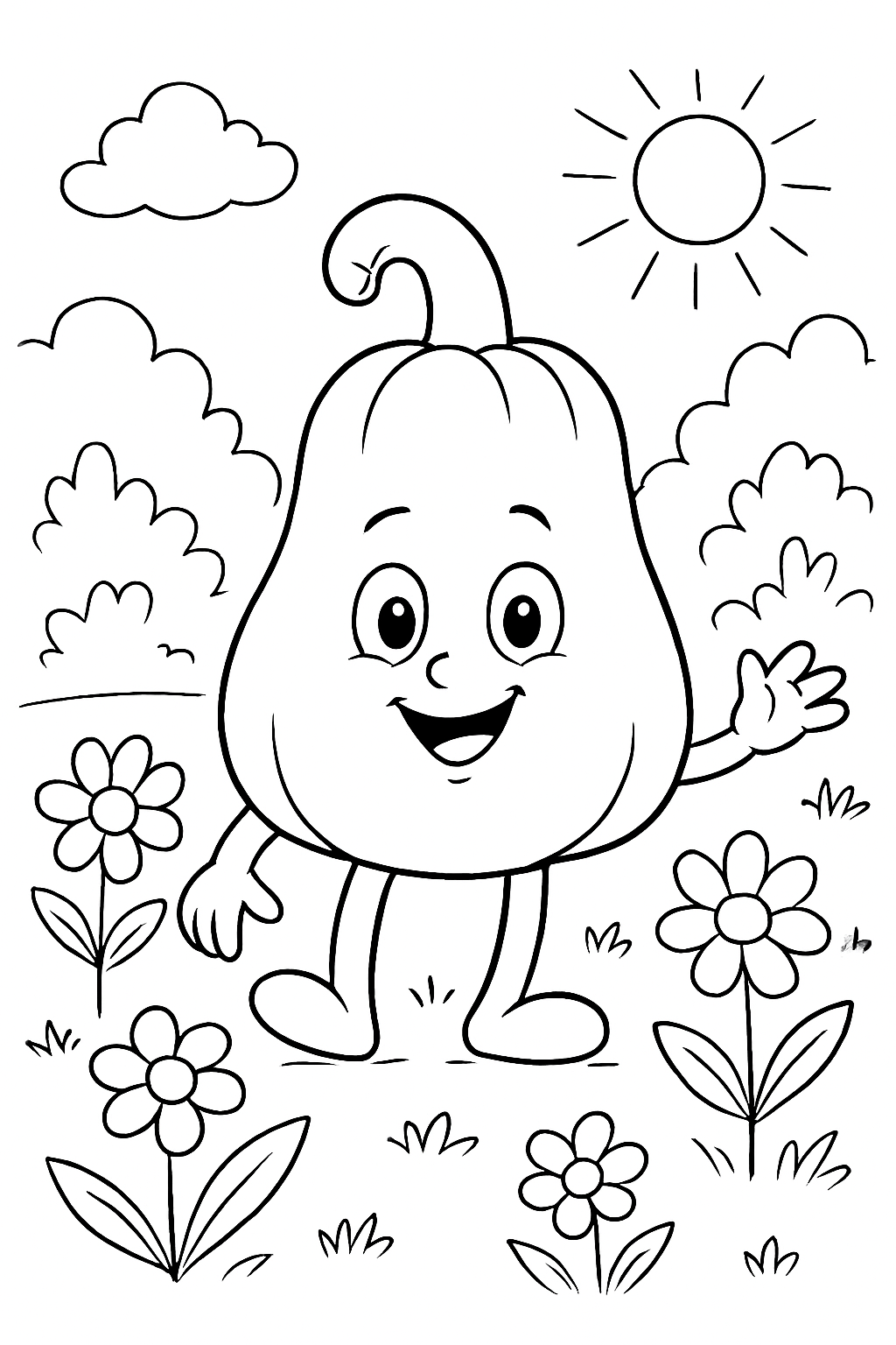 Caju para colorir 12
