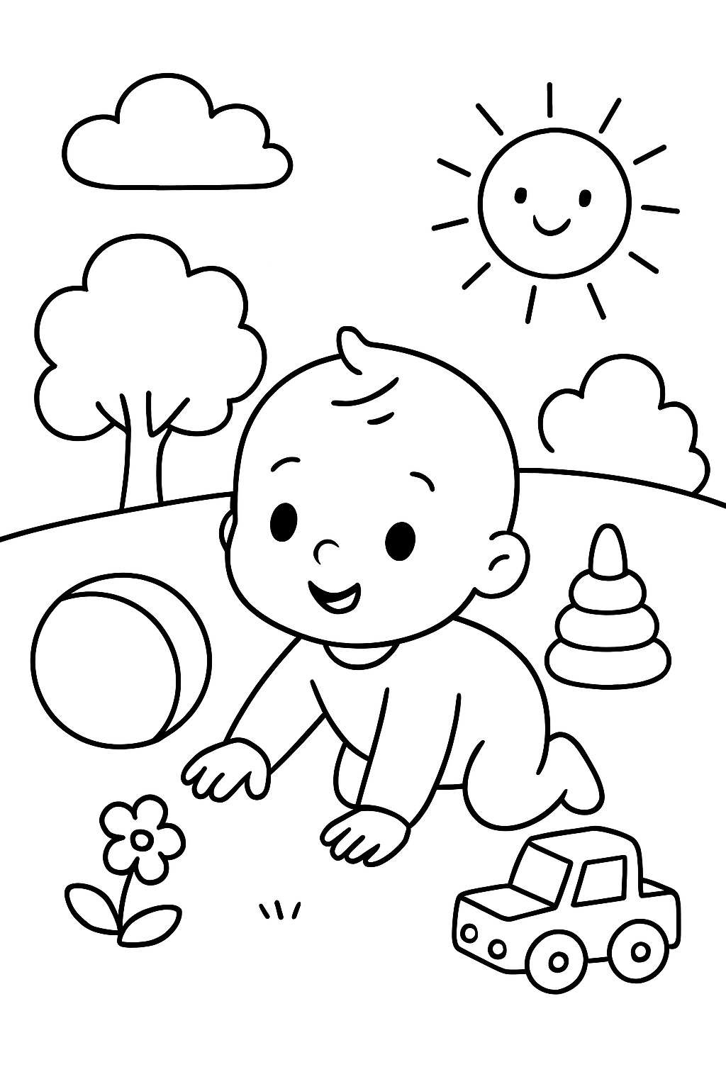 Bebefinn para colorir 07