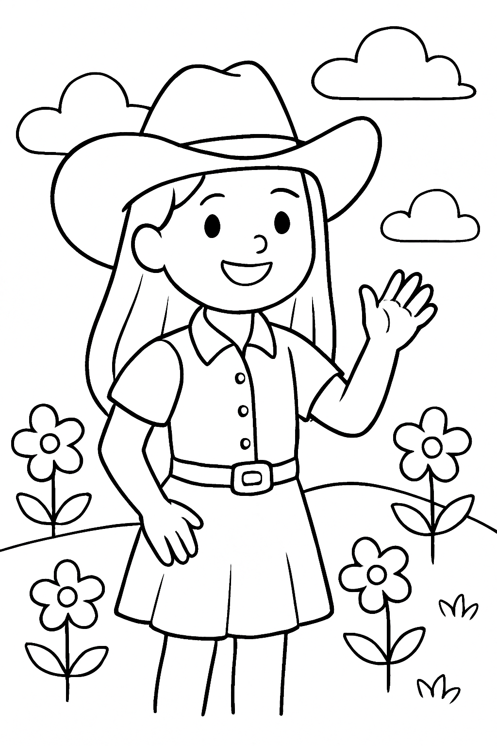Ana Castela para colorir 01