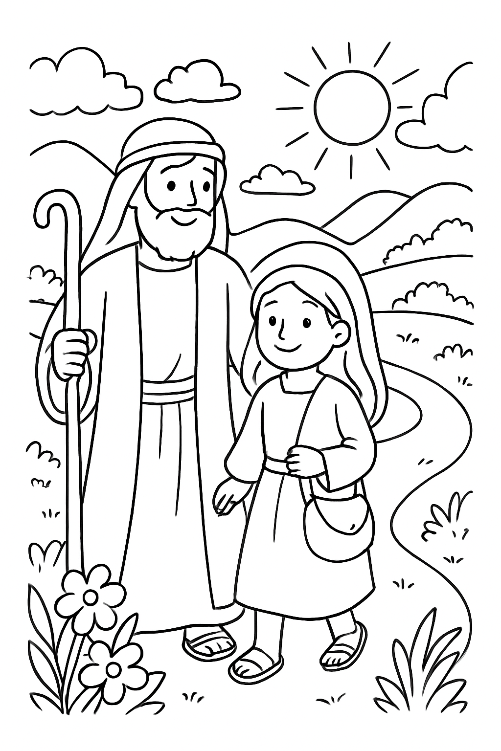Bíblicos para colorir 06