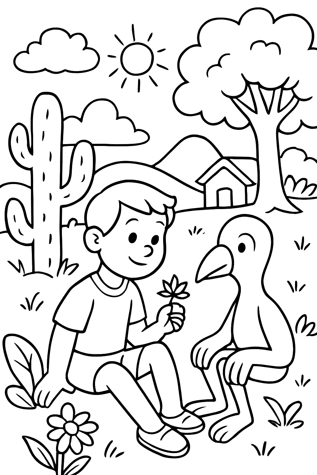 Abaporu para colorir 11