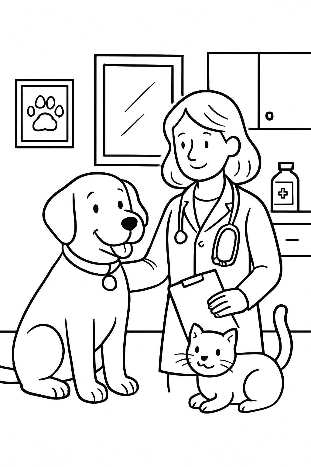 Animal Hospital (Anomaly) para colorir 11