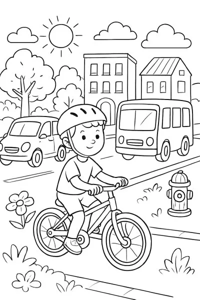 Veículos para colorir 11