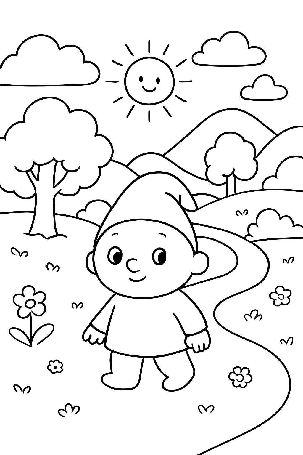 Bebefinn para colorir 10