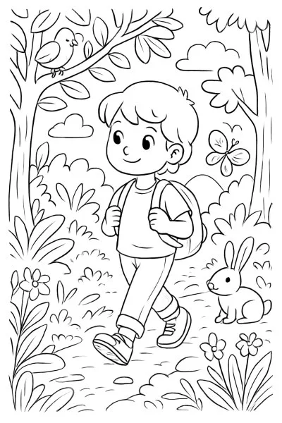Natureza para colorir 11